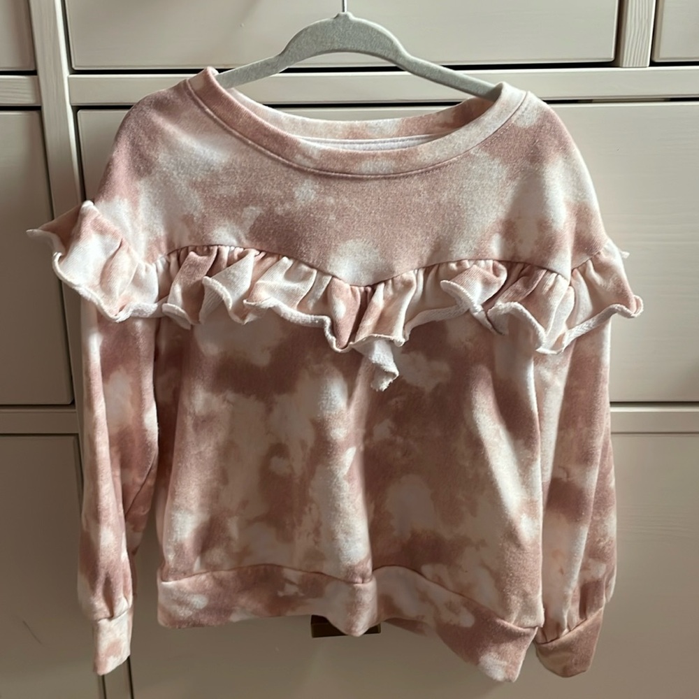 Toddler Grayson Collective Ruffle Sweatshirt